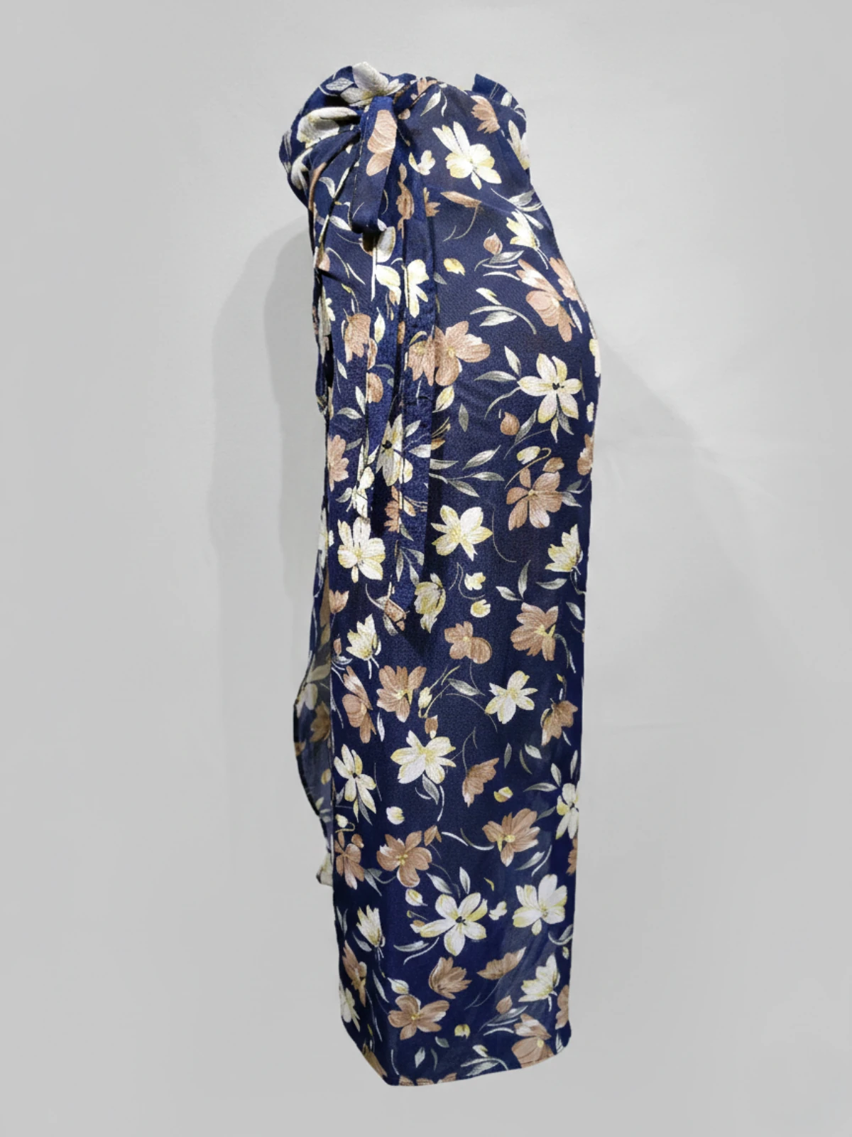 Blue Floral Wrap Skirt - N/A bottoms available at theGirlyZone Kampala